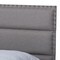 Baxton Studio Ansa Grey Upholstered Full Size Bed 159-9763 - alternate 5